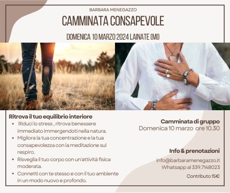 camminata consapevole