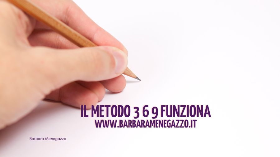 Il metodo 3 6 9 funziona
