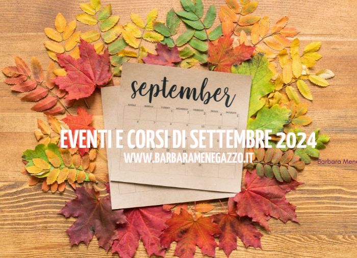 Eventi e corsi di settembre 2024