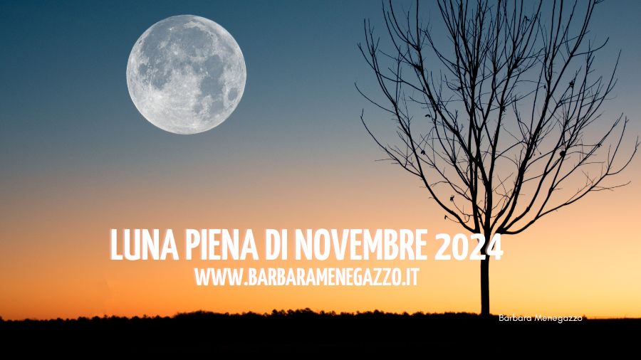 luna piena di novembre 2024
