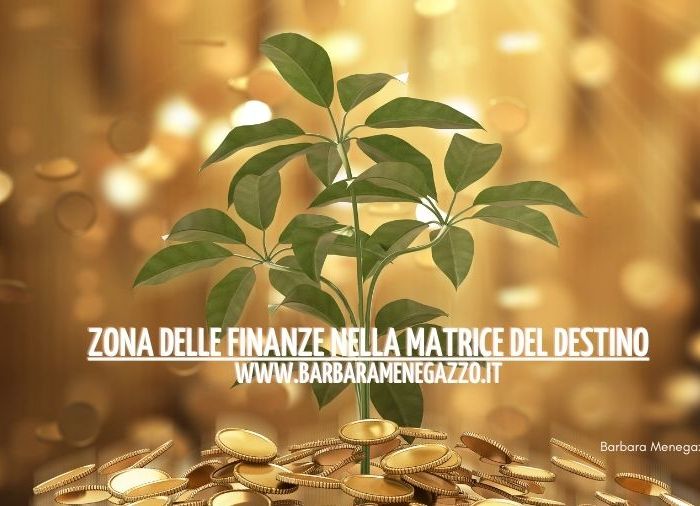 zona delle finanze nella matrice del destino